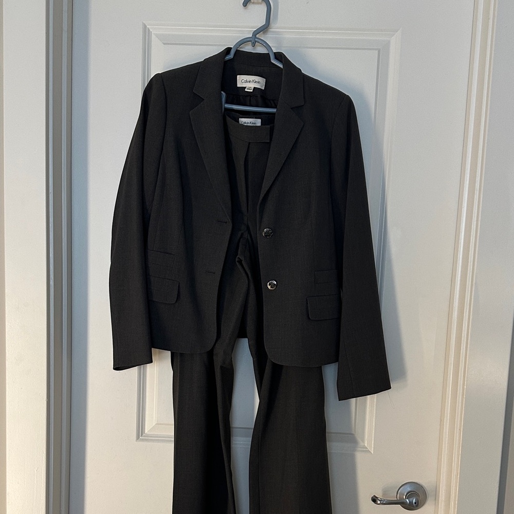 Calvin Klein Women’s Charcoal Suit